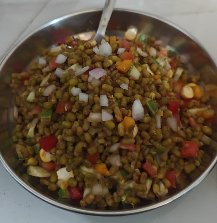 Moong Matki Salad