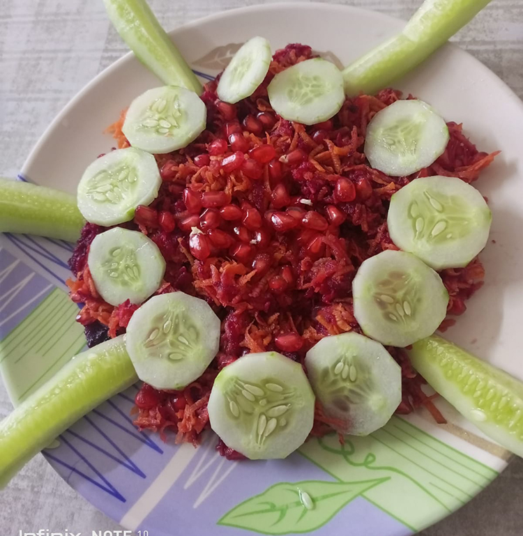 Carrot Beetroot Salad 