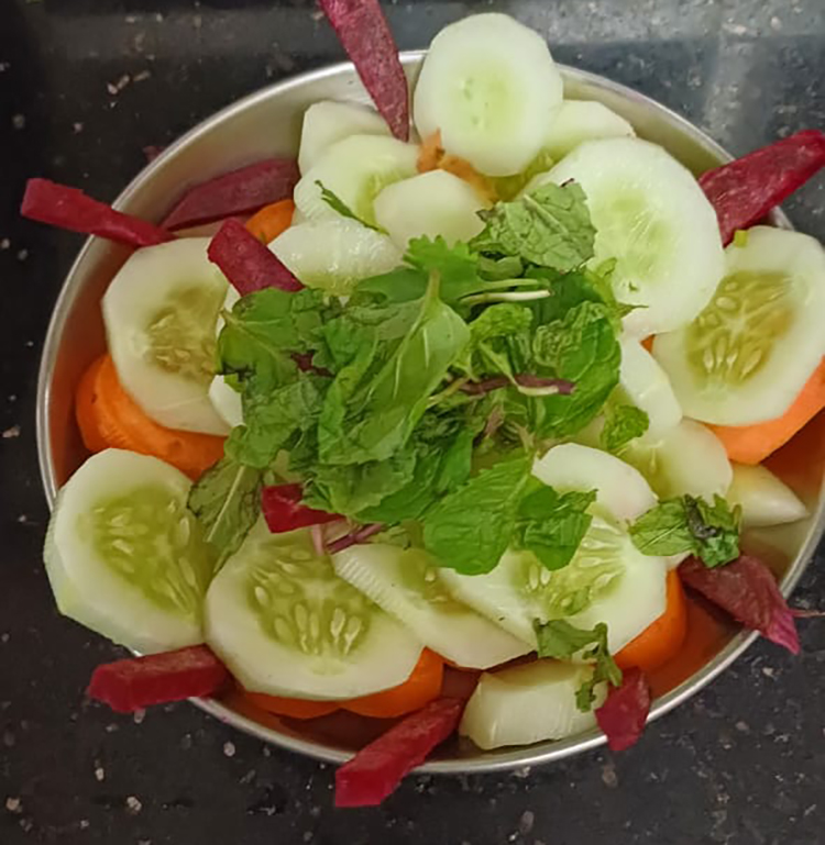 Cucumber Beetroot Salad 