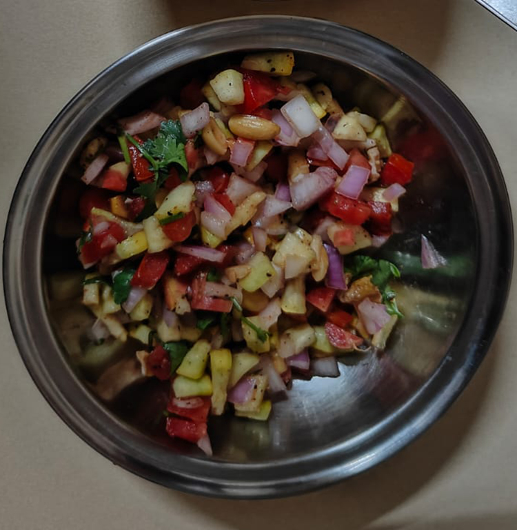 Zuccini Tomato Salad