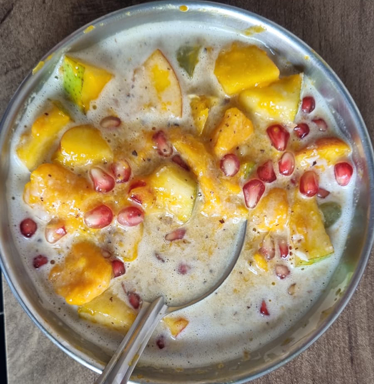  
                                Fruit Custard