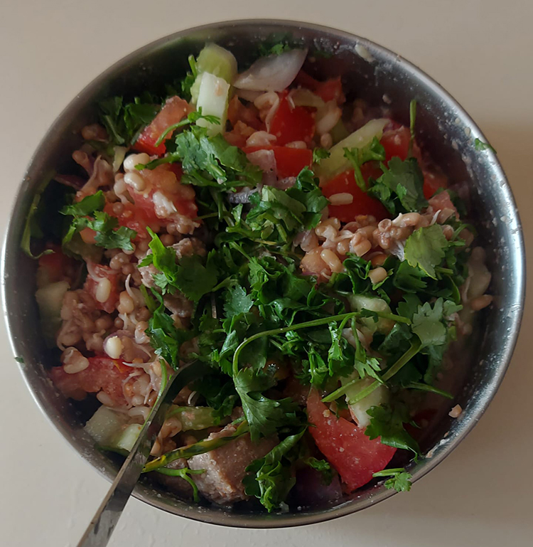 Matki Soya salad