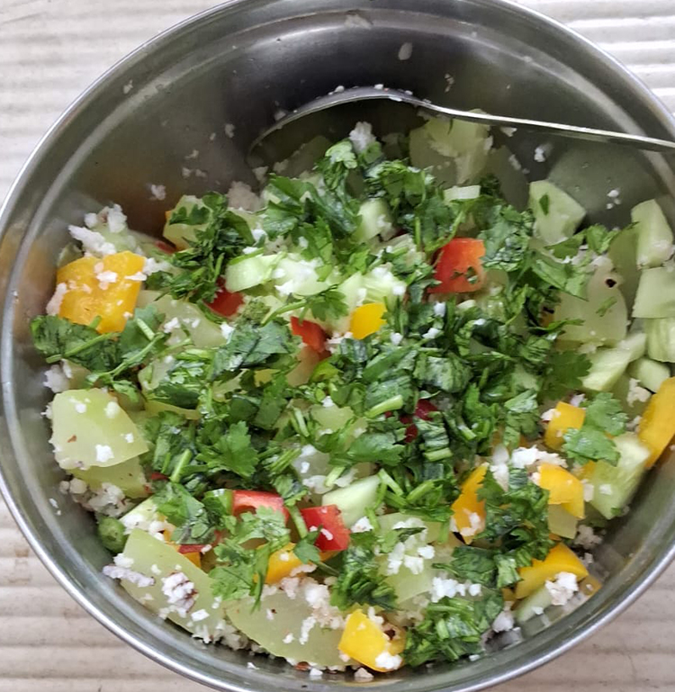 Bottle Gourd salad