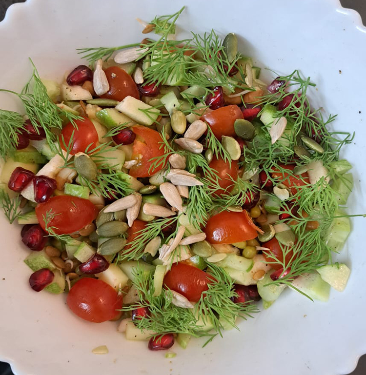Raw Mango Mix Salad