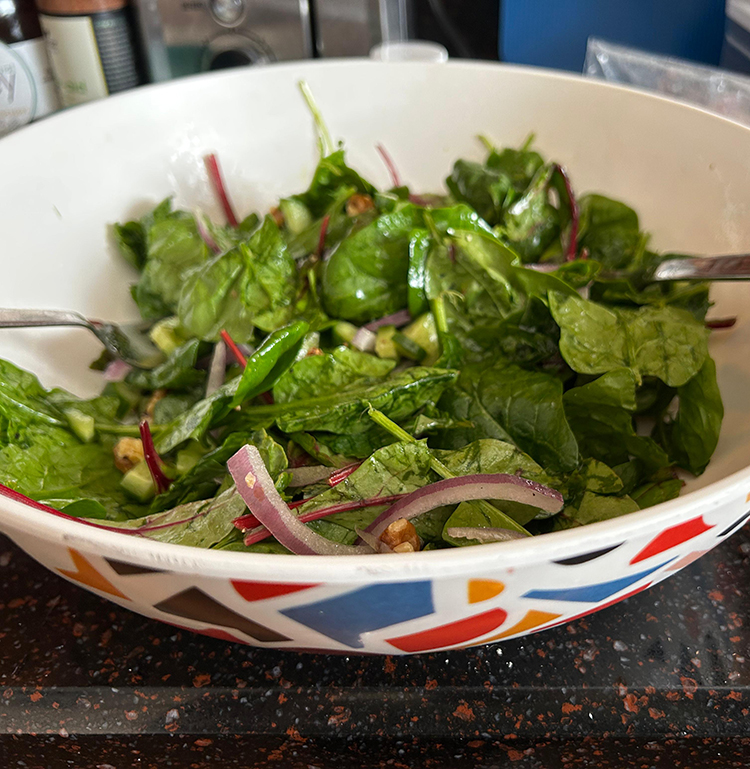  
                                Spring Greens Salad
