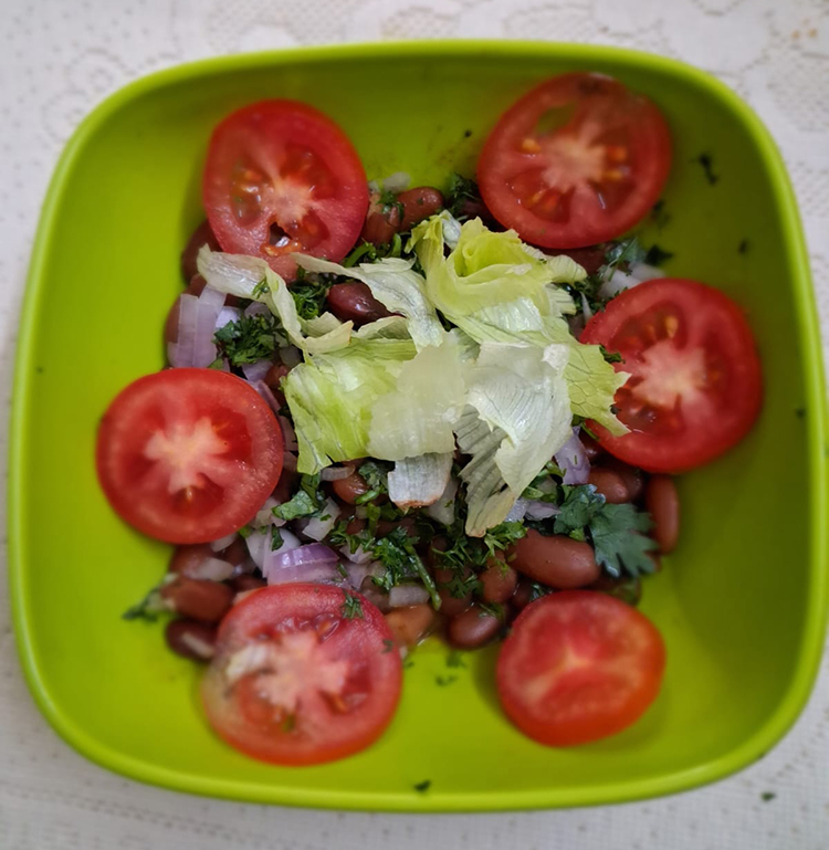  
                                Kidney Beans (Rajma) Salad