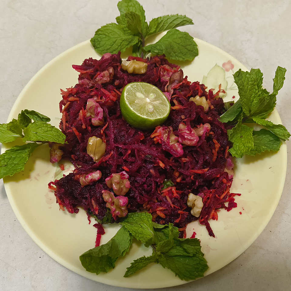 Beetroot Carrot Salad Salad 