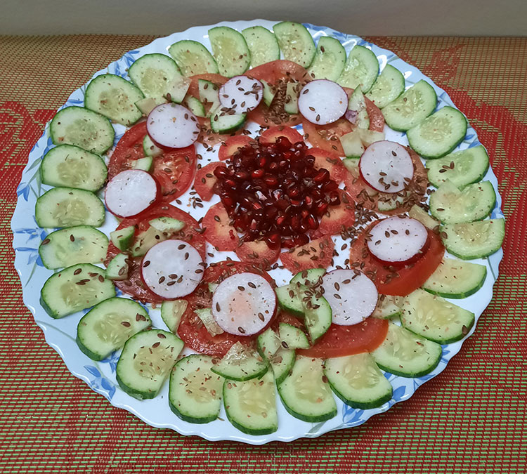 Snake Gourd salad 