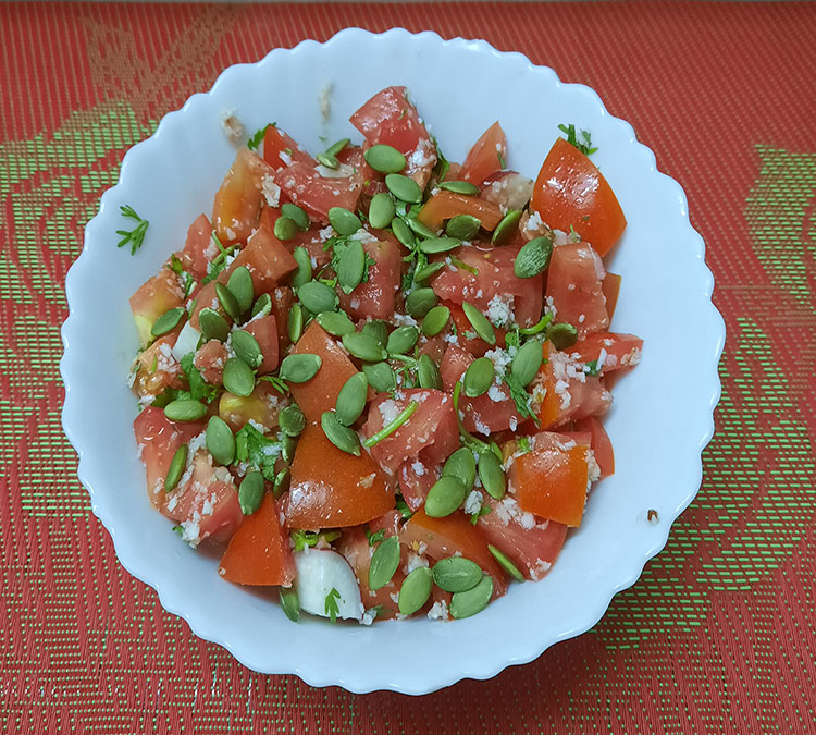 Snake Gourd salad 